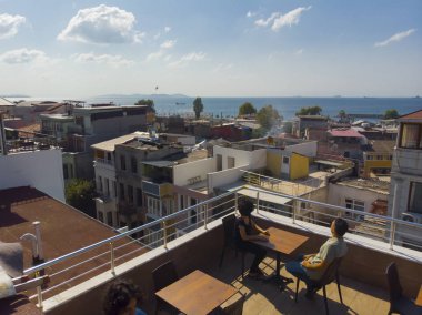 İstanbul/Türkiye'nin havadan görünümü.