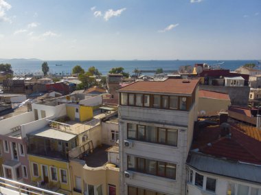 İstanbul/Türkiye'nin havadan görünümü.