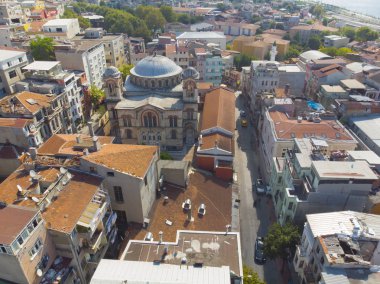 İstanbul/Türkiye'nin havadan görünümü.