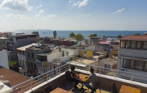 İstanbul/Türkiye'nin havadan görünümü.