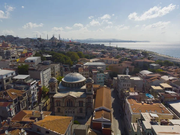 İstanbul/Türkiye'nin havadan görünümü.