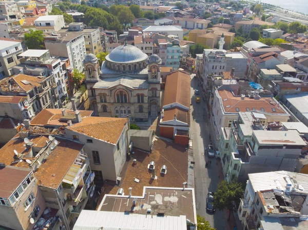 İstanbul/Türkiye'nin havadan görünümü.