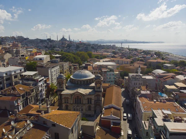 İstanbul/Türkiye'nin havadan görünümü.