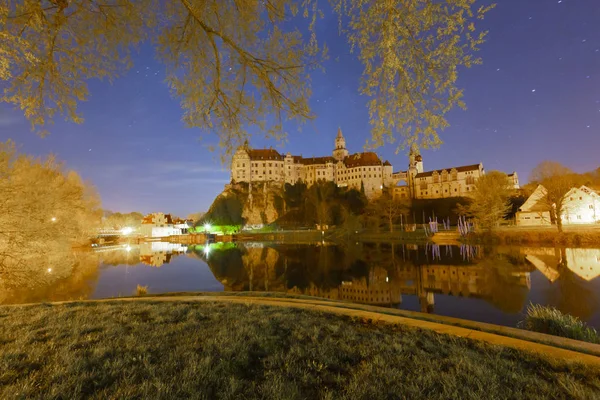 Castelo Sigmaringen Acima Rio Danúbio Baden Wurttemberg Alemanha — Fotografia de Stock