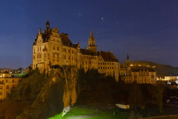 Sigmaringen Castle Nad Řekou Dunaj Baden Wurttemberg Německo — Stock fotografie