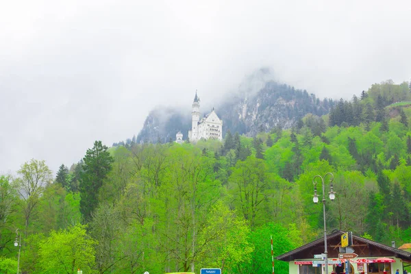 Hrad Neuschwanstein Krajina Německo — Stock fotografie