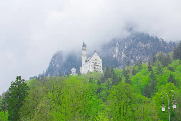 Castelo Paisagem Neuschwanstein Alemanha — Fotografia de Stock