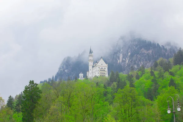 Neuschwanstein Kalesi ve Manzara / Almanya..