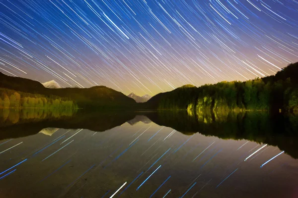 Alpsee gölü ve yıldız parkurları / Almanya