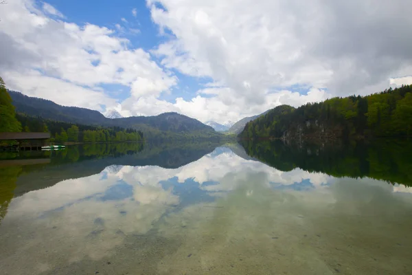 Alpsee Lake Hohenschwangau Munich Bavaria Germany — Stock Photo, Image