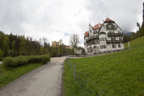 Alpsee Sjö Vid Hohenschwangau Nära München Bayern Tyskland — Stockfoto