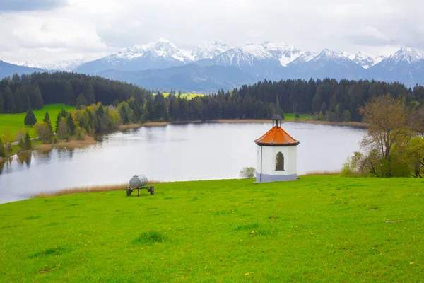 Hegratsrieder See Landscape Tyskland – stockfoto