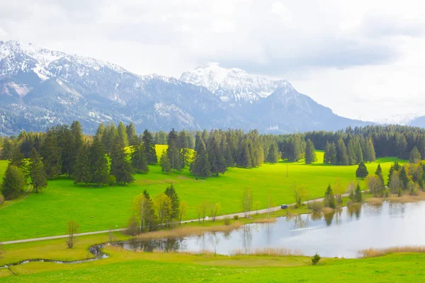 Hegratsrieder See Landscape Germania — Foto Stock