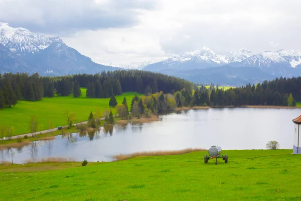 Hegratsrieder See Landschap Duitsland — Stockfoto