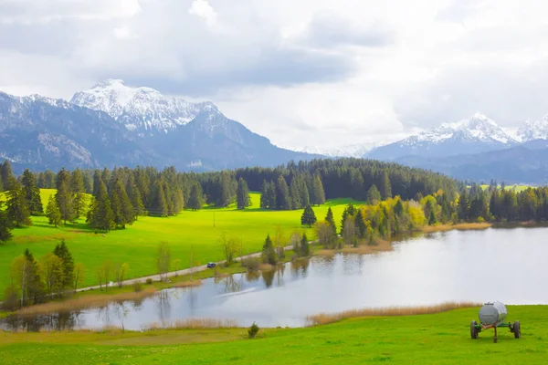 Hegratsrieder Ser Och Landskap Tyskland — Stockfoto