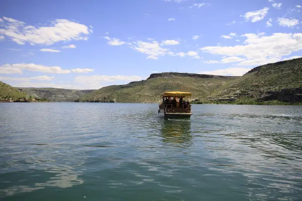 Halfeti Town Small Farming District East Bank River Euphrates Sanliurfa — Stock Photo, Image