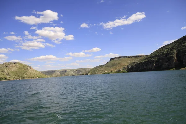 Halfeti Town Small Farming District East Bank River Euphrates Sanliurfa — Stock Photo, Image