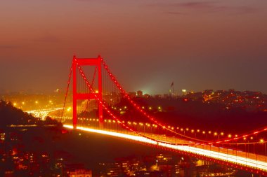 İstanbul Boğaziçi Köprüsü. 15 Temmuz Şehitler Köprüsü. İstanbul / Türkiye.