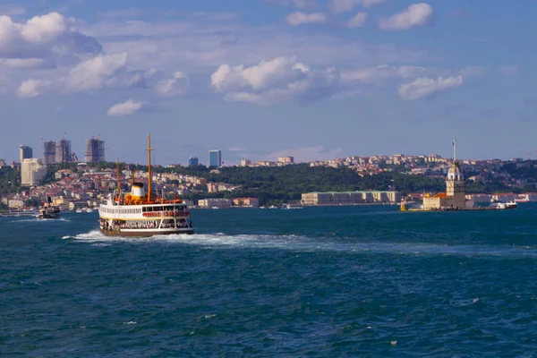 Istanbul Touristic Center Places Architecture Nature Transportation Istanbul One Most — Stock Photo, Image