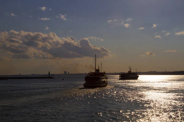 Istanbul Turistiska Centrum Platser Arkitektur Natur Och Transport Istanbul Vackraste — Stockfoto