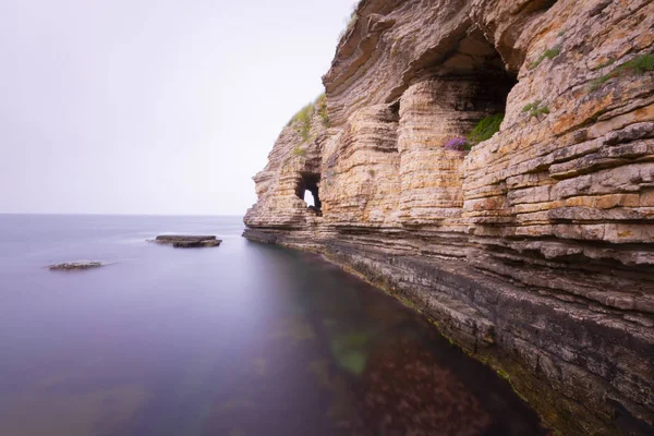 露出の長い岩や風景 — ストック写真