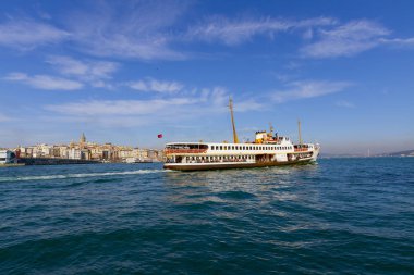 İstanbul hava görüntüsü ve taksim.