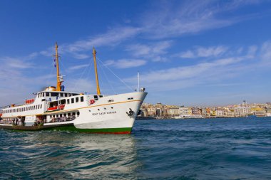 İstanbul hava görüntüsü ve taksim.