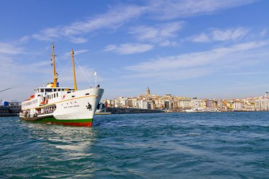 İstanbul hava görüntüsü ve taksim.