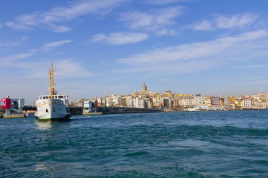 İstanbul hava görüntüsü ve taksim.