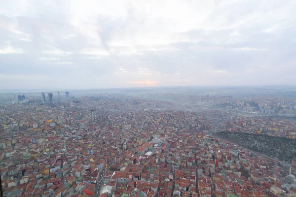 Istanbul Vue Aérienne Taksim — Photo