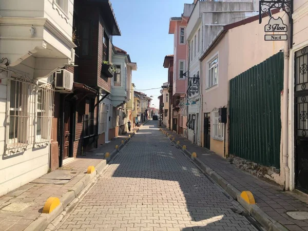 Kumkapı Stanbul Renkli Sokaklar Tarihi Bölge — Stok fotoğraf