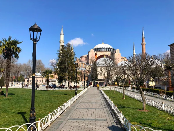 Blue Mosque Hagia Sophia Museum Istanbul Historical City — Stock Photo, Image