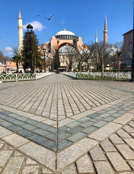Голубая Мечеть Музей Святой Софии Исторический Город Стамбул — стоковое фото