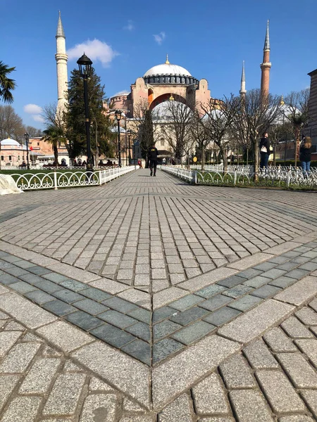 Blue Mosque Hagia Sophia Museum Istanbul Historic City — стокове фото