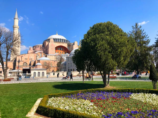 Blue Mosque Hagia Sophia Museum Istanbul Historic City — стокове фото