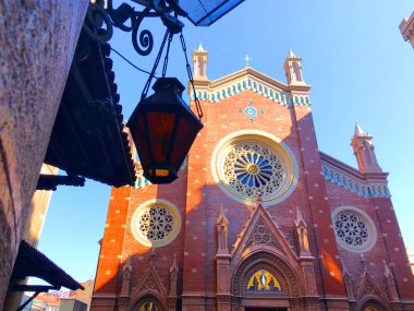 Aziz Antonio di Padova Roma Katolik Kilisesi stiklal Caddesi boyunca, tarihi Beyolu (Pera) ilçesi, İstanbul, Türkiye.
