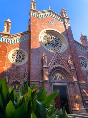 Aziz Antonio di Padova Roma Katolik Kilisesi stiklal Caddesi boyunca, tarihi Beyolu (Pera) ilçesi, İstanbul, Türkiye.