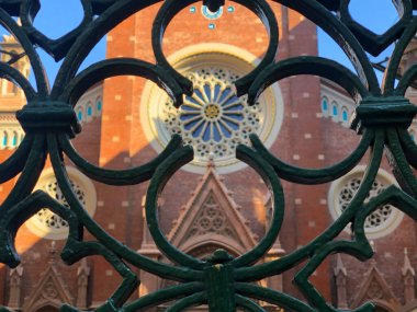 Aziz Antonio di Padova Roma Katolik Kilisesi stiklal Caddesi boyunca, tarihi Beyolu (Pera) ilçesi, İstanbul, Türkiye.