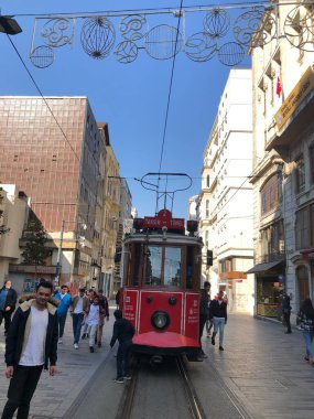 Aziz Antonio di Padova Roma Katolik Kilisesi stiklal Caddesi boyunca, tarihi Beyolu (Pera) ilçesi, İstanbul, Türkiye.