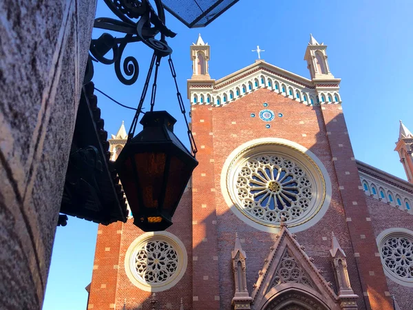 Romersk Katolska Kyrkan Antonio Padova Längs Stiklal Avenue Historiska Beyolu — Stockfoto