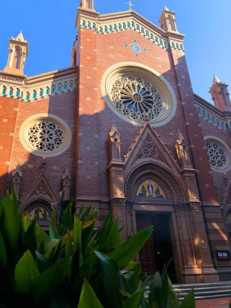 Rooms Katholieke Kerk Van Antonio Padova Langs Stiklal Avenue Historische — Stockfoto