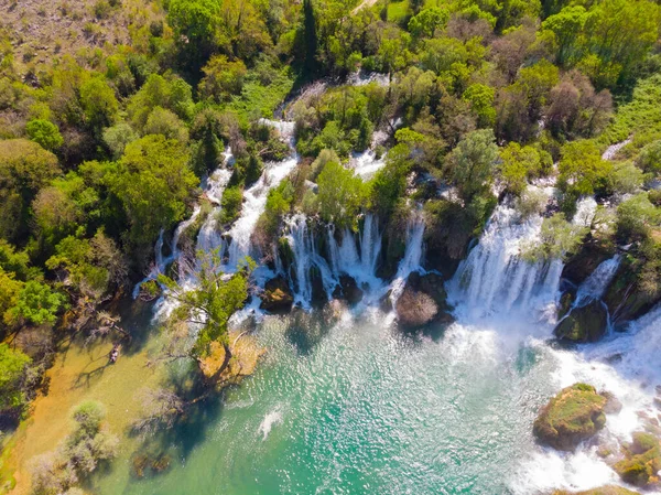 Незаймані Водоспади Кравіце Боснії Герцеговині — стокове фото