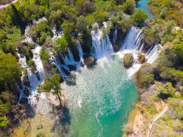 Ανέγγιχτοι Καταρράκτες Της Kravice Στη Βοσνία Ερζεγοβίνη — Φωτογραφία Αρχείου