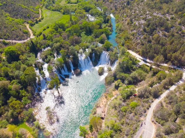 Nietknięte Kravice Falls Bośni Hercegowinie — Zdjęcie stockowe