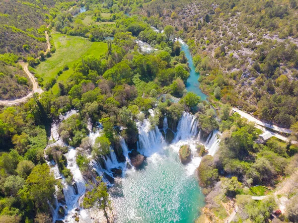 Ongerepte Kravice Falls Bosnië Herzegovina — Stockfoto