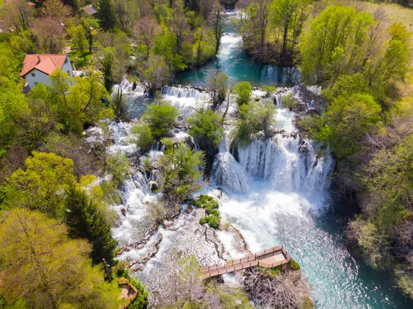 Waterfall Martin Brod Bosnia Herzegovina — Stock Photo, Image