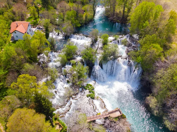 Cachoeira Martin Brod Bósnia Herzegovina — Fotografia de Stock