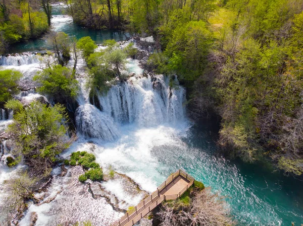 Waterfall Martin Brod Bosnia Herzegovina — Stock Photo, Image