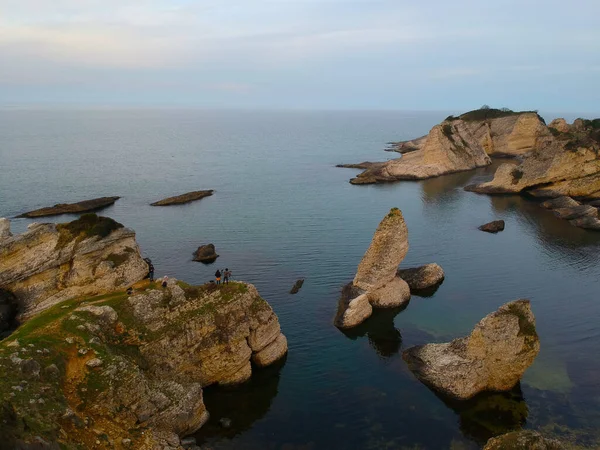 Sile Rocks Aerial View Istanbul Turkiet — Stockfoto