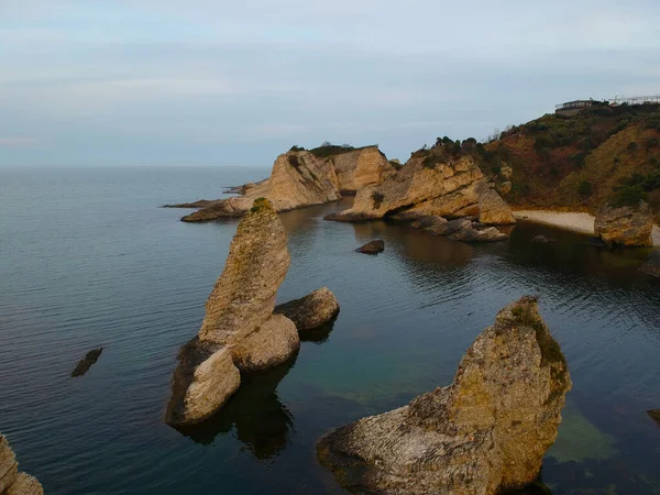 Sile Rocks Luftaufnahme Istanbul Türkei — Stockfoto